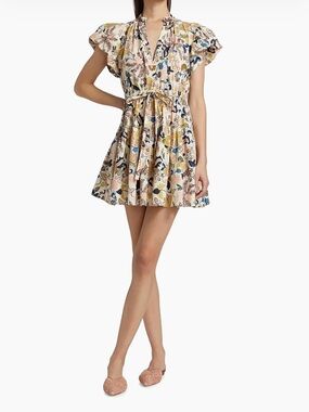 Ulla Johnson, NWT, Sz 2, sold out! Izel Floral Poplin Minidress, $450
